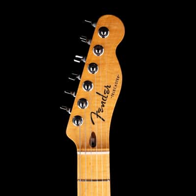 Pre Owned 2009 Fender Custom Shop Custom Deluxe Telecaster HLE Gold With OHSC image 13