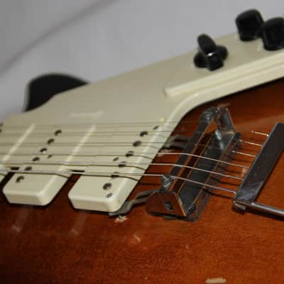 Egmond Solid 7 1963 Sunburst Very cool BEATLES! Made in Holland image 25