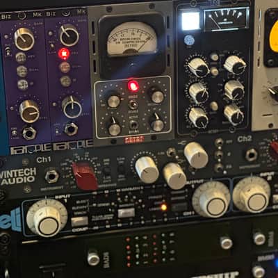 Retro Instruments Doublewide 500 Series Tube Compressor Module 2011 - 2018 - Gray image 2