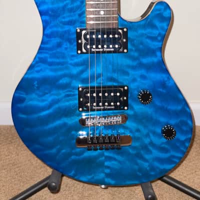 Washburn USA Custom Shop Wm100 1997-1998 Cobalt Blue image 2