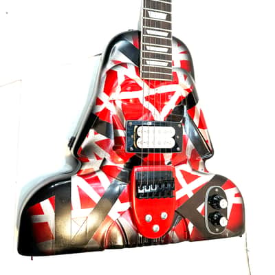 Vintage Darth Vader action figure case made into a electric guitar Darth Halen-caster 2022 Edit vanHalen style image 8