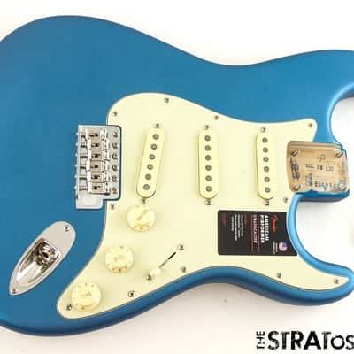 American Performer Fender Stratocaster Strat LOADED BODY Satin Lake Placid Blue image 1