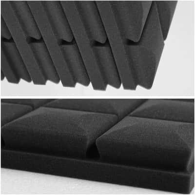 Acoustic Foam Panels 12 Pack of 12'' x 12 '' x 2'' Recording Studio Foam for Sound Absorption image 3