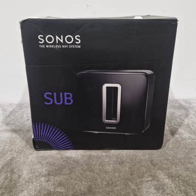 Sonos Sub Black Subwoofer - Deep Bass - Excellent w/ Original Box & Power Cable image 6