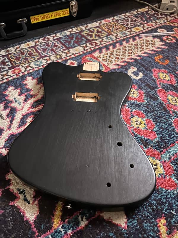 KnE Guitars NRFB (non-reverse Firebird) 2023 - Black image 1