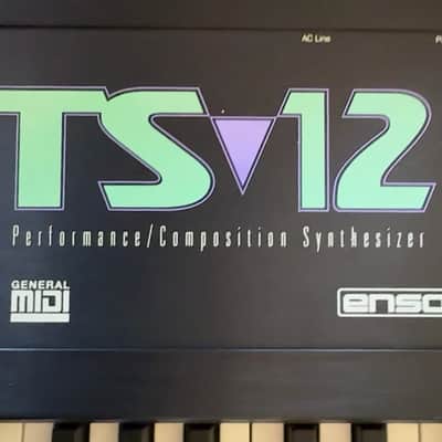 Ensoniq TS-12 Performance / Composition Synthesizer 1993 - 1996 - Black image 5