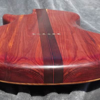 Babik Custom Telecaster Style body, Les Paul shape, Canary wood on Cedar, Light Weight, Handmade 2026 image 11