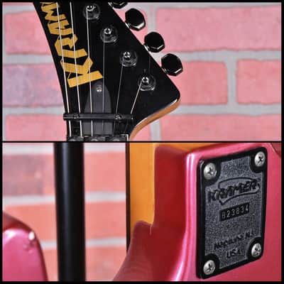 Kramer NightSwan Metallic Muted Pink MIJ 1987-1990 w/ Kramer Gig bag image 17