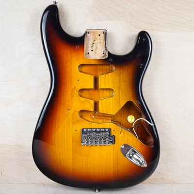 Fender ST-62 '62 Reissue Stratocaster Body 1991 Sunburst Made in Japan MIJ Fujigen Semi-Loaded with Bridge image 1