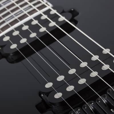 Schecter Reaper-6 Custom LH Gloss Black image 8