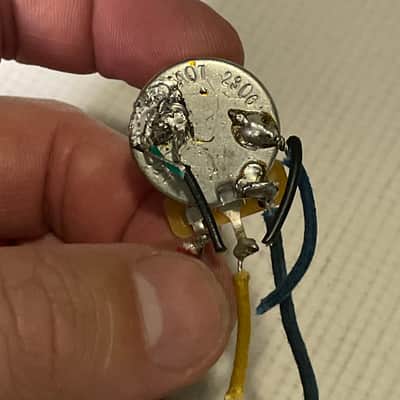 2013 Charvel San Dimas 2H Guitar Electronics Wiring Volume Pot, 3 Way Toggle Switch, Knob image 6