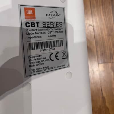 JBL CBT 1000 + CBT 1000E Bundle 2018 - White image 3