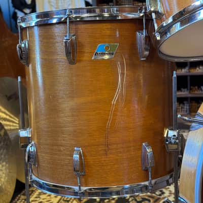 VINTAGE 1970's Ludwig Hollywood Outfit in Natural Mahogany - 14x22, 8x12, 9x13, 16x16 image 9