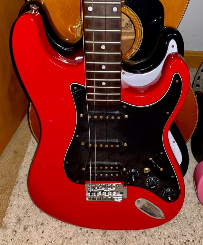Memphis Stratocaster style electric guitar 1989 image 1