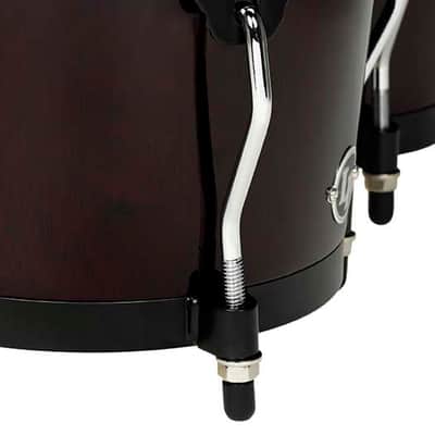 Latin Percussion LP Aspire 6 3/4 - 8" Bongo Oak Dark Wood Black (LPA601-DW) image 6