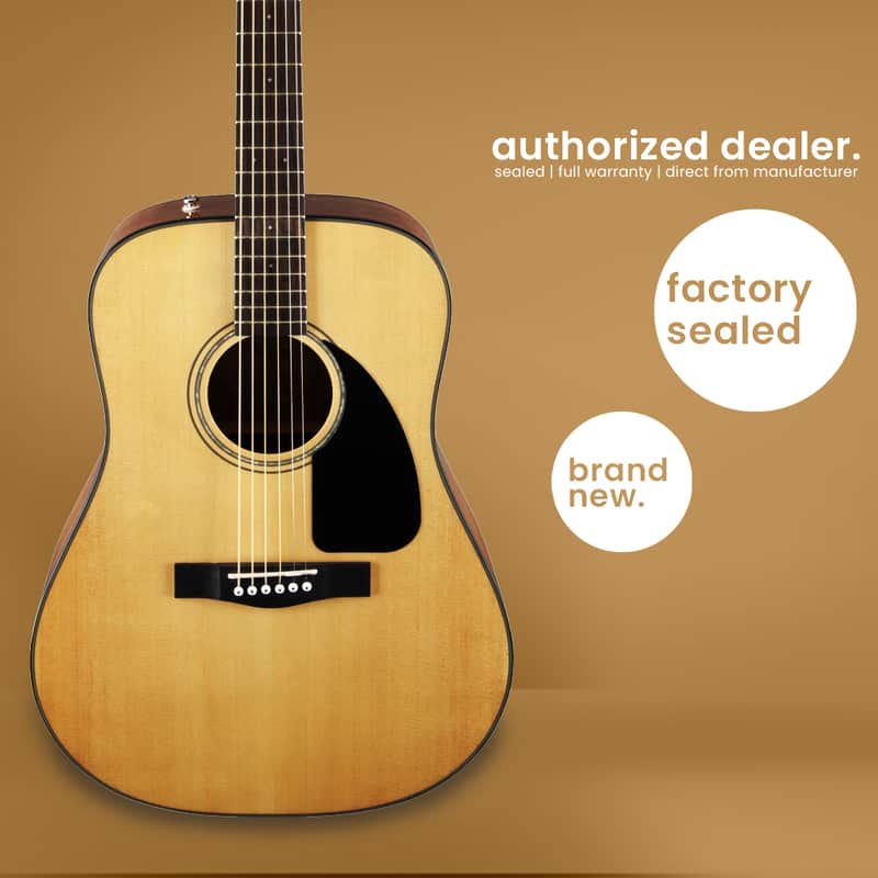 Fender CD60 | Dreadnought Acoustic Guitar | Natural image 1