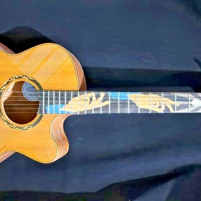 Blueberry Handmade Acoustic Guitar Grand Concert Faith image 1