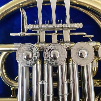 New Alexander 503MAL Double French Horn in Yellow Brass,Lacquered, Detachable Bell Flare;with Mouthpiece, Care Kit image 6