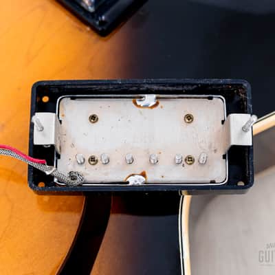 1975 Gibson ES-175 Vintage Hollowbody Guitar Sunburst, 100% Original w/ Case image 19