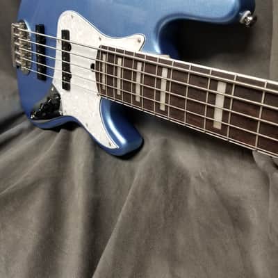 Lakland Skyline DJ-5 Darryl Jones Signature 5-String Lake Placid Blue image 1