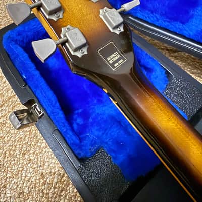 RARE 2-piece top Gibson Les Paul Standard 1981 Tobacco Sunburst with Tim Shaw & Chainsaw case image 16