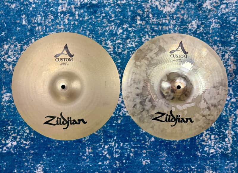 Don’t pay £379!! 14” Zildjian A CUSTOM Hihats 1060g 1240g image 1