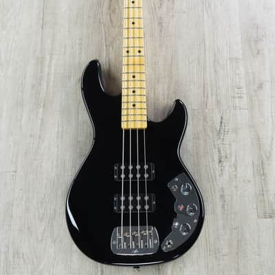 G&L USA CLF Research L-2000 Electric Bass Maple Fretboard Jet Black w/ Hard Case image 2