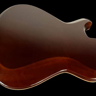 2026 Knaggs Chena Hollowbody Tier 1 Flame Top w Pale Moon Ebony Fretboard ~ Sand Dune Burst image 3