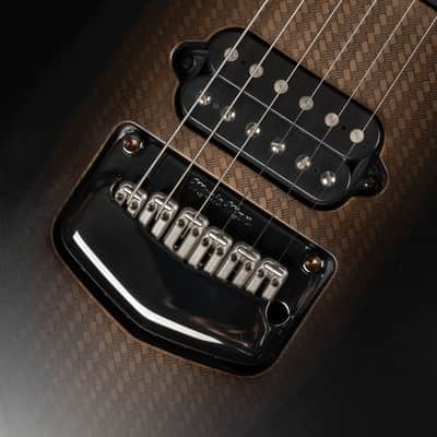 2014 Ernie Ball Music Man John Petrucci Signature Majesty 6 - Polar Noir | USA JP6 Neck Thru DiMarzio Piezo Stainless Steel Frets Matching Headstock Low Serial Number 3.16kg | OHSC image 20