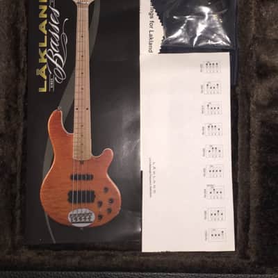 Lakland U.S. Series 55-94 Deluxe 5-String Custom 2015 - Black Transparent image 10