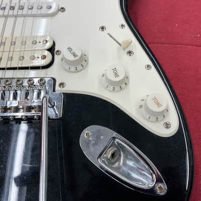 Starcaster by Fender Strat Electric Guitar - Black image 3