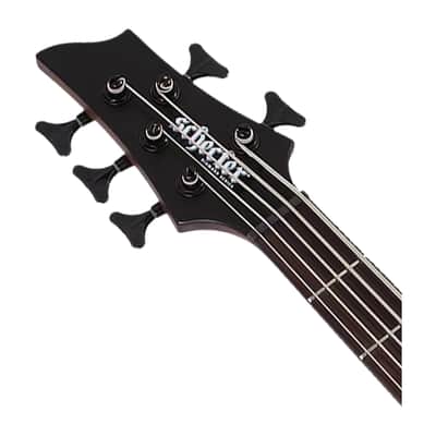 Schecter Charles Berthoud CB-5 LH - See Thru Black Satin - Open Box image 4