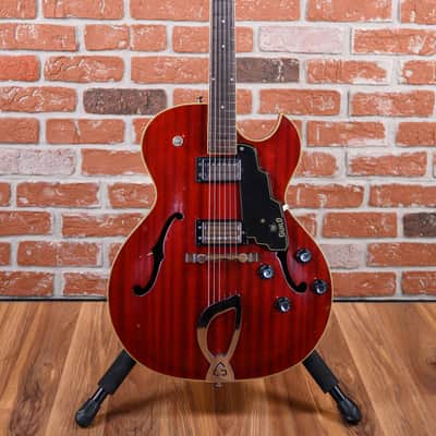 Guild Starfire II in Cherry Finish 1961 w/OHSC (Mods) image 4