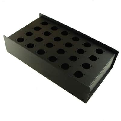 PROCRAFT PB13-24X-BK Steel Project Box 12-7/8" x 6-15/16" x 3"  w/ 24 D punches image 1