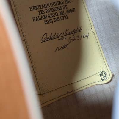 Heritage Golden Eagle Natural w/case image 8