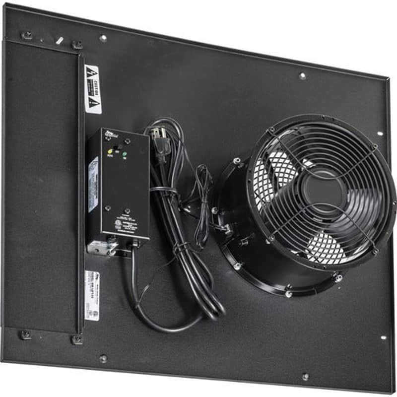 Middle Atlantic MW10FTFC Fan Top With 10" Fan Mount (Black) image 1