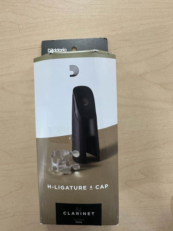 D'Addario HLC1S H Ligature and Cap for Bb Clarinet -Silver image 1