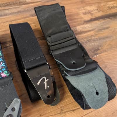 Mixed Guitar Strap Lot Of 4 Different Brands 2" &  3" All In Great Shape image 3