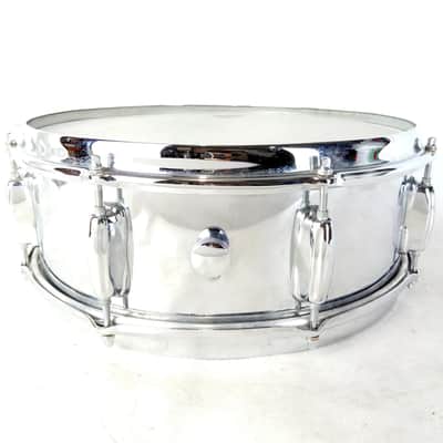 *Slingerland 5x14" Festival Chrome Steel Snare Drum 8Lug Vintage 70s No.141 USA* image 5