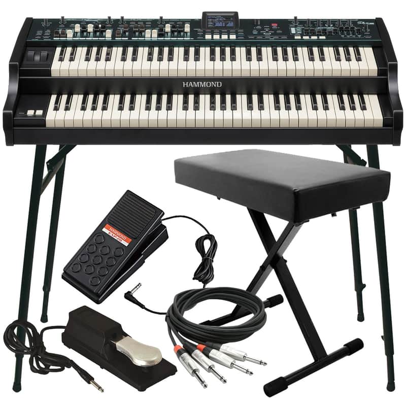 Hammond Skx Pro Dual Manual Stage Keyboard KEY ESSENTIALS BUNDLE image 1