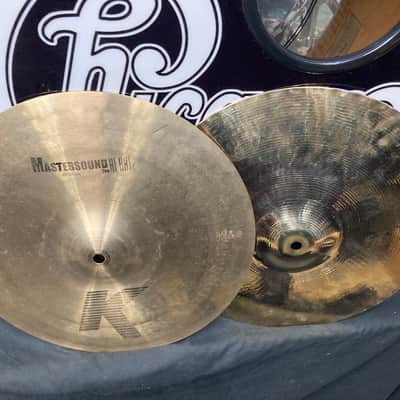 Tris Imboden's Chicago, Zildjian - 14" K Mastersound Hi Hats Pair, 1126g 1458g image 1