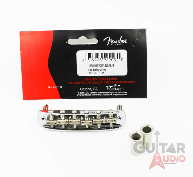 Genuine Fender USA American Vintage Jaguar/Jazzmaster Guitar Bridge & Thimbles image 1
