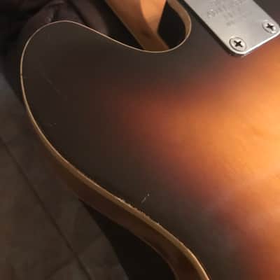 Vintage Ventura  Semi-hollow body bass guitar 335 copy 60’s-70’s Sunburst image 21