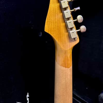 FENDER CUSTOM SHOP LIMITED EDITION STRATOCASTER DUAL-MAG II RELIC AGED BLACK 1960 image 3