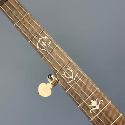 Custom Deering Rustic Wreath 5 String Banjo with Speed Finish Neck image 12