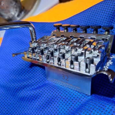 Clean! Original German Floyd Rose (OFR) w/ Push-In Arm - Chrome image 21