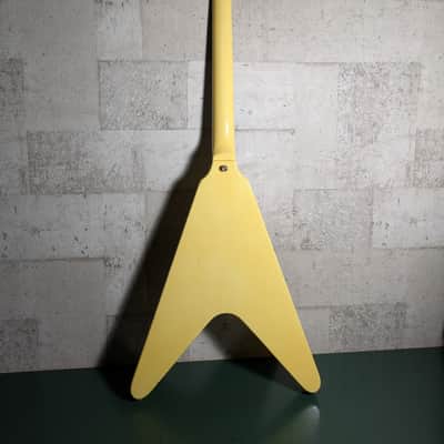 Aria Pro II Flying V FV-650D 1981 White Dimarzio Super Distortion image 8