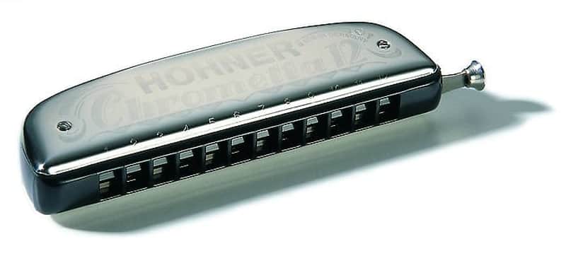 Hohner Chrometta 12 Key of C Chromatic Harmonica, 255-C image 1