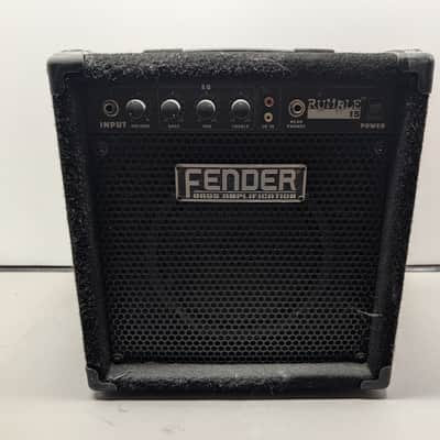 Fender Rumble 15 Bass Combo Amplifier Vintage Practice Amp Guitar Audio image 1