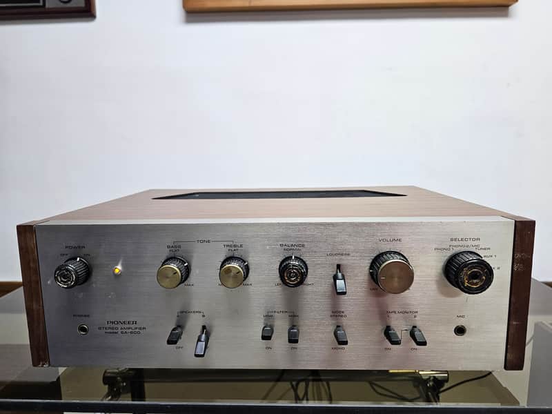 Pioneer SA-600 Stereo Vintage Amplifier Operational Serviced.
